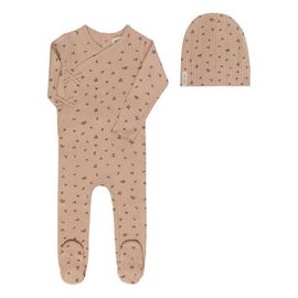 Ely's & Co. Ely's & Co. Floral Pointelle Collection - Footie and Beanie