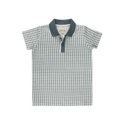 Ely's & Co. Ely's & Co. Gingham Owl Collection - Boys Polo
