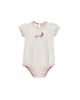 Ely's & Co. Ely's & Co. Girls' Cross Stitch Duckling Collection Romper - 1