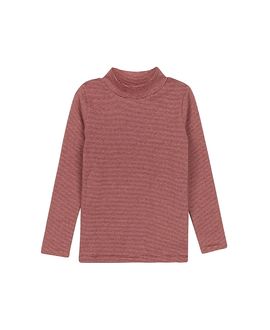Ely's & Co. Ely's & Co. Girls' French Terry Autumn Kids Collection Turtle Neck Top