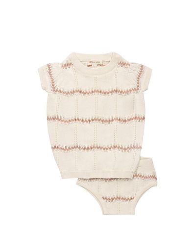 Ely's & Co. Ely's & Co. Girls' Looms Holland Collection Wave Knit 2 Piece Set