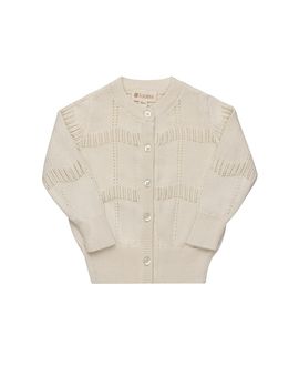 Ely's & Co. Ely's & Co. Girls' Looms Holland Collection Wave Knit Cardigan