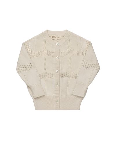 Ely's & Co. Ely's & Co. Girls' Looms Holland Collection Wave Knit Cardigan
