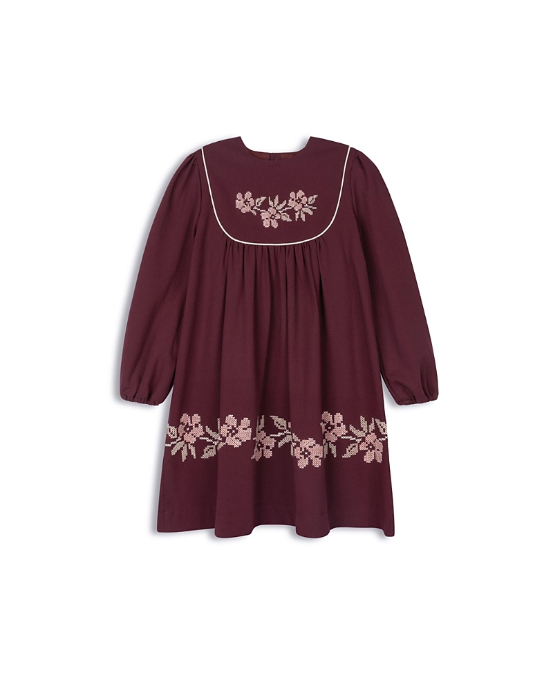 Ely's & Co. Ely's & Co. Girls' Stitch Embroidered Wool Collection Dress- Little Kid, Big Kid