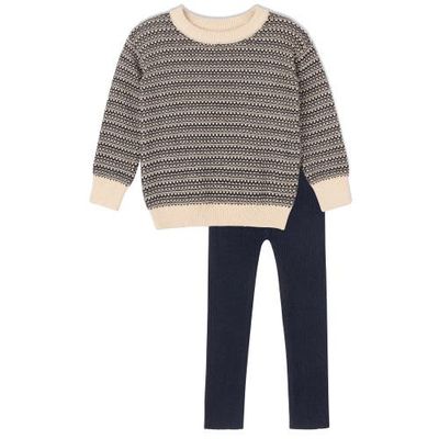Ely's & Co. Ely's & Co. Looms Distressed Knit Collection - Toddler Set