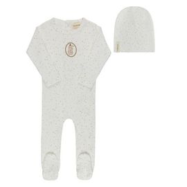 Ely's & Co. Ely's & Co. Speckled Bunny Collection -  Footie + Beanie
