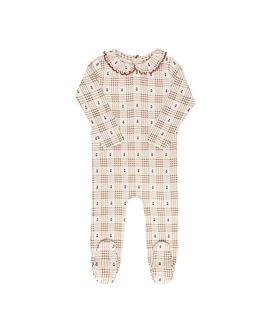 Ely's & Co. Ely's & Co. Unisex Cotton Floral Plaid Collection Footie