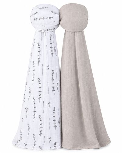 Ely's & Co. Ely's & Co. Unisex Cotton Muslin Swaddle Blanket 2 Pack