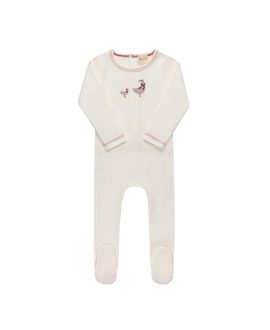 Ely's & Co. Ely's & Co. Unisex Cross Stitch Duckling Collection Footie