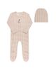 Ely's & Co. Ely's & Co. Unisex Gingham Owl Collection Footie + Beanie - 1