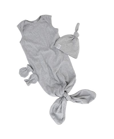 Ely's & Co. Ely's & Co. Unisex Knotted Wearable Blanket & Knot Hat Set with Matching Mittens
