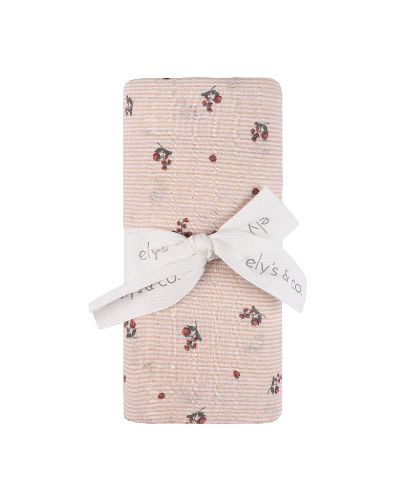 Ely's & Co. Ely's & Co. Unisex Muslin Swaddle Berry Collection