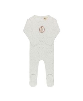 Ely's & Co. Ely's & Co. Unisex Speckled Bunny Collection Footie