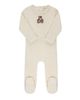 Ely's & Co. Ely's & Co. Unisex Velour Plaid Bear Collection Footie + Beanie - 2