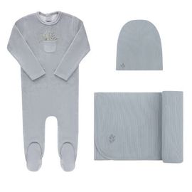 Ely's & Co. Ely's & Co. Velour Pocket Full of Flowers Collection - Take Me Home Set