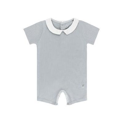 Ely's & Co. Ely's & Co. Wide Rib Cotton - Rosebud Collection- Boy Romper