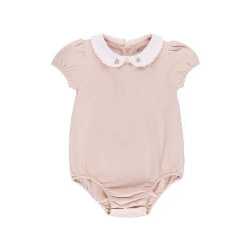 Ely's & Co. Ely's & Co. Wide Rib Cotton - Rosebud Collection- Girl Romper