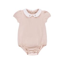 Ely's & Co. Ely's & Co. Wide Rib Cotton - Rosebud Collection- Girl Romper