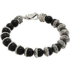 Emanuele Bicocchi Emanuele Bicocchi Beaded Logo Bracelet