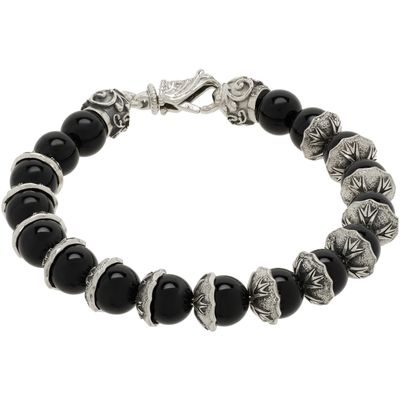 Emanuele Bicocchi Emanuele Bicocchi Beaded Logo Bracelet