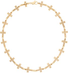 Emanuele Bicocchi Emanuele Bicocchi Multi Notre-Dame Cross Necklace