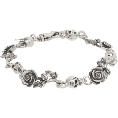 Emanuele Bicocchi Emanuele Bicocchi Rose & Skull Bracelet