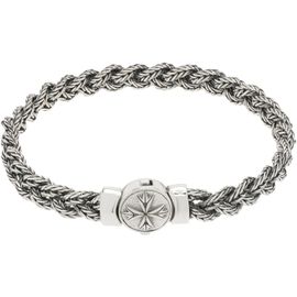 Emanuele Bicocchi Emanuele Bicocchi Small Diamond-Cut Flat Braided Bracelet