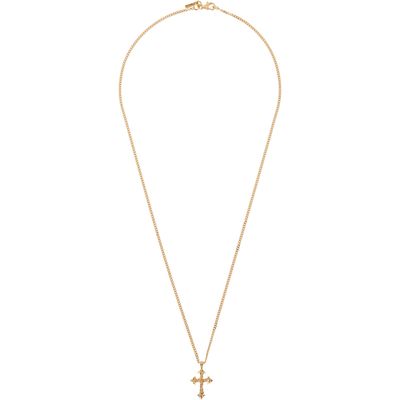 Emanuele Bicocchi Emanuele Bicocchi Small Rose Cross Necklace