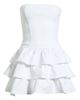 Emerald Sundae Emerald Sundae Layered Ruffle Strapless Minidress - 5