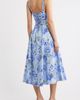 Emerald Sundae Emerald Sundae Print Tie Back Midi Dress - 2