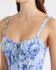 Emerald Sundae Emerald Sundae Print Tie Back Midi Dress - 4