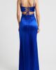 Emerald Sundae Emerald Sundae Ruched Sleeveless Satin Gown - 2