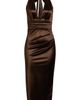 Emerald Sundae Emerald Sundae Satine Halter Midi Dress - 5
