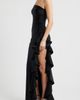 Emerald Sundae Emerald Sundae Shirred Ruffle Strapless Gown - 3