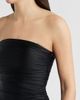 Emerald Sundae Emerald Sundae Shirred Ruffle Strapless Gown - 4