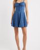 Emerald Sundae Emerald Sundae Tie Front Fit and Flare Dress - 1