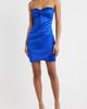 Emerald Sundae Emerald Sundae Twist Strapless Satin Minidress - 1