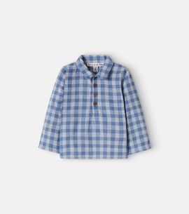 Emile et Ida Emile et Ida Baby checked cotton shirt
