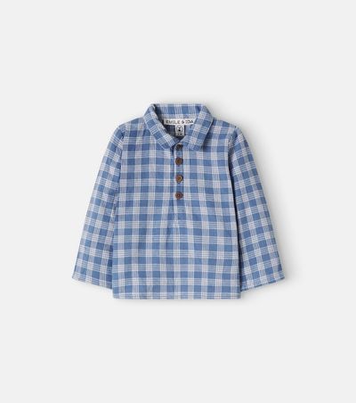 Emile et Ida Emile et Ida Baby checked cotton shirt