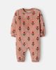 Emile et Ida Emile et Ida Baby floral cotton-blend velvet onesie - 1