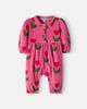 Emile et Ida Emile et Ida Baby floral cotton corduroy onesie - 1