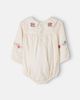 Emile et Ida Emile et Ida Baby floral embroidered cotton romper - 2