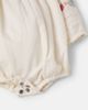 Emile et Ida Emile et Ida Baby floral embroidered cotton romper - 3