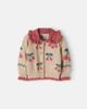Emile et Ida Emile et Ida Baby intarsia ruffled cardigan - 1
