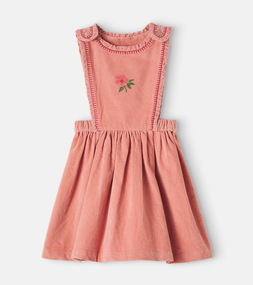 emile et ida brown vintage embroidered dress Made in Portugal. BEST SELLING Chrome Hearts Dresses for Color:same as the photo