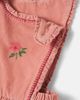 Emile et Ida Emile et Ida Embroidered cotton velvet dress - 3