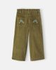 Emile et Ida Emile et Ida Embroidered cotton velvet pants - 2