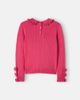 Emile et Ida Emile et Ida Floral-appliqué ribbed-knit cotton sweater - 2
