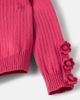 Emile et Ida Emile et Ida Floral-appliqué ribbed-knit cotton sweater - 3