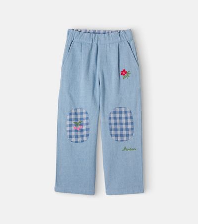 Emile et Ida Emile et Ida Floral embroidered jeans
